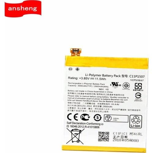 High Quality 2900mAh C11P1507 battery for Asus zenfone zoom ZX551ML Z00XS ZX551 Z00XSB Cellphone