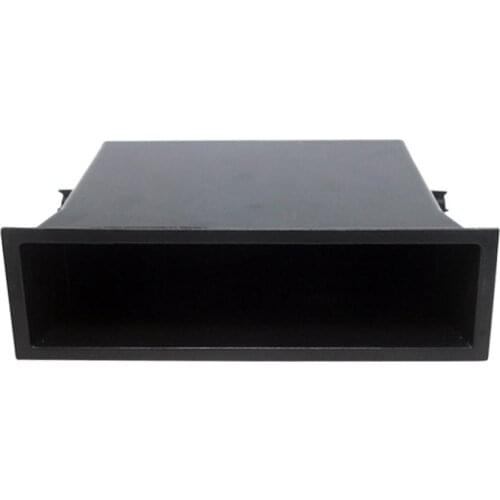 Single Pocket Fascia Din Car Vehicle Radio Cd Storage Box for Nissan Car Accessories Universal Install Racing Kit