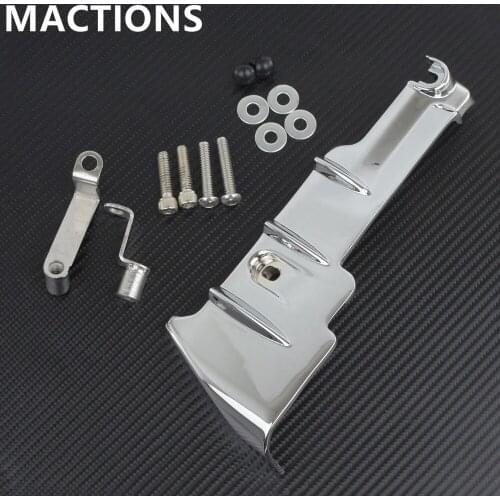 Rear Cylinder Base Cover Moto Ornamental Moulding Case Chrome Motorcycle For Harley Road King Street Glide Tri Glide 2009-2016