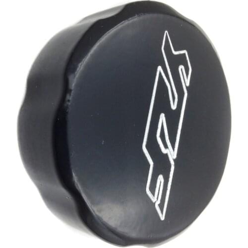 Aftermarket free shipping motorcycle parts Billet Brake Oil Fluid Reservoir Cap for Yamaha YZF R6 R6S R1 600R black