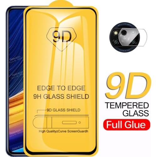 9D Full Glue Protective Glass For Xiaomi Poco X3 Pro PocoX3 Little Poko Poxo PocoPhone X 3 X3Pro Camera Tempered Glas Cover Film