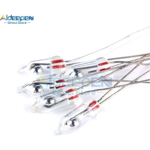 10Pcs/lot 3mm 5mm Mercury Switch Tilt Switch Unidirectional Sensor Switch On/Off