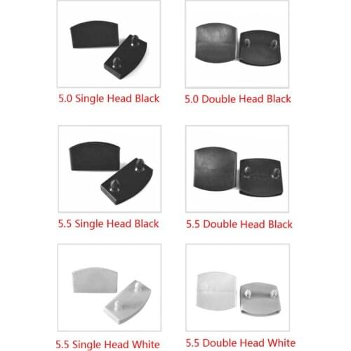 50Pcs Plastic or White Bed Slat End Caps Holders Replacement for Holding and Securing Wooden Slats Bed Base Black