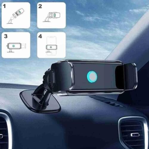 1 Pcs Automobile Phone Holder Mini Smart Electric Locking Mount Brackets Mobile Induction Phone Clip Auto Air For IPhone Ve S1S6