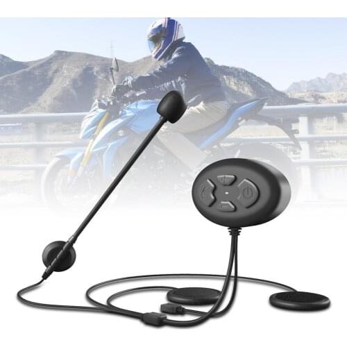 DK11 Bluetooth 5.0 Rechargeable Waterproof Motorcycle Headset Helmet Headphone