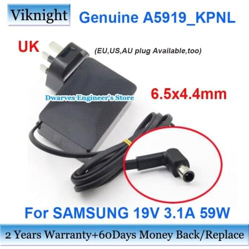 EU US UK AU A5919_KPNL 59W 19V 3.1A Adapter Charger For SAMSUNG U32R59X HW-K950 S32R750UEU C24FG73FQU Q70R BN44-00887E Monitor
