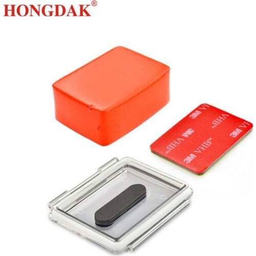 Hongdak Action Camera Accessory Transparent Backdoor 3M Adhesive Floaty sponge Kit for GoPro Hero 3/2/1