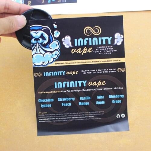 Customized natural cosmetics private label,High quality label