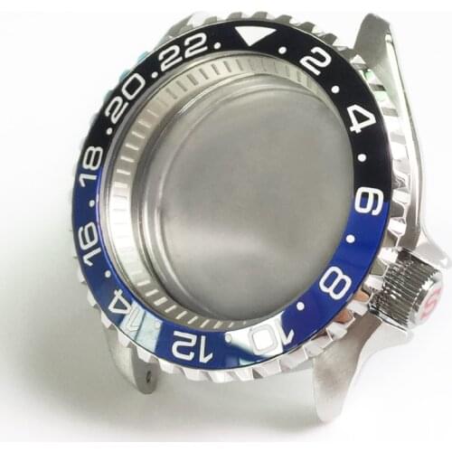 Stainless Steel Bezel Modified Watch Accessories Ceramic Sapphire Watch Case For Seiko SKX007 SKX009