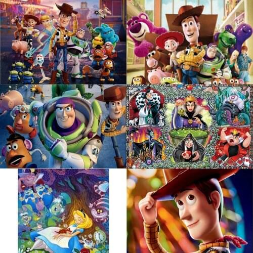 5D DIY Diamond Painting Set Disney Toy Story Mosaic Cross Stitch Kit Diamond Embroidery Mosaic Home Decoration Crafts