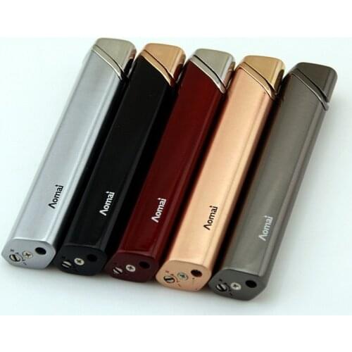 Personalized Creative Diamond-shaped Strip Metal Windproof Lighter Smoking Accessories for Weed Regalos Para Hombre Originales