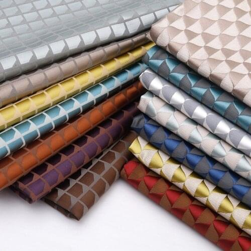 Width 59'' Light Luxury High Precision Silk Like Jacquard Fabric By The YardFor Sofa Cushion Pillow Case Material