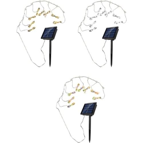 Outdoor Waterproof Solar Umbrella Light String Pathway Garden Lawn Umbrella Light Solar Powered Street Lamp Outdoor