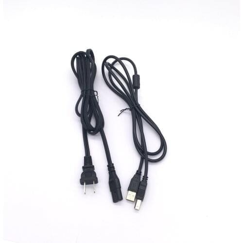 USB Cable+Power Cord Printer for Canon Pixma iX6520 iX7000 iP4000 iP8720 iP7220