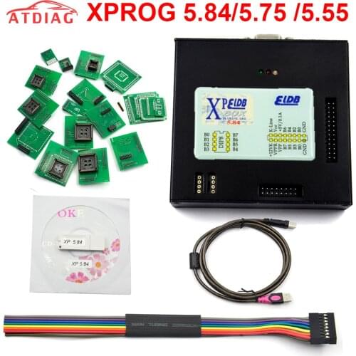 Best quality X Prog-M Xprog m V5.55 V5.84 ECU Chip Tunning Programmer X Prog M Box 5.55 XPROG-M