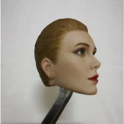 1/6 Scale Blond Hair Female Star Head Sculpture Fit For 12inches Figure Action Model Doll Body Accessory In Stock