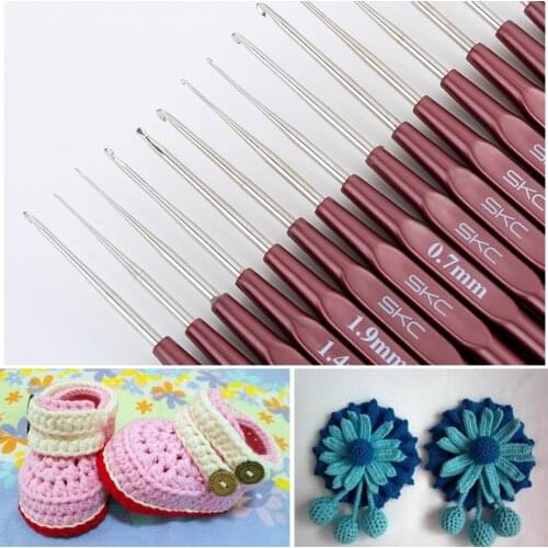 1PC New Crochet Hook Mix 0.5mm-2.7mm Small Size Yarn Weave Knitting Needles For Lace Dolls DIY Tools 16 Sizes Crochet Hook