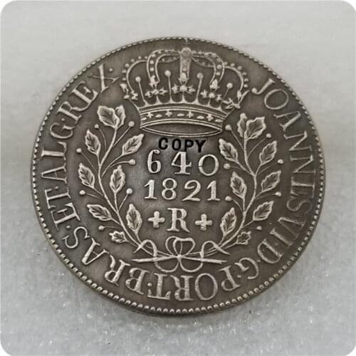 1821 Brazil 640 Reis COIN COPY