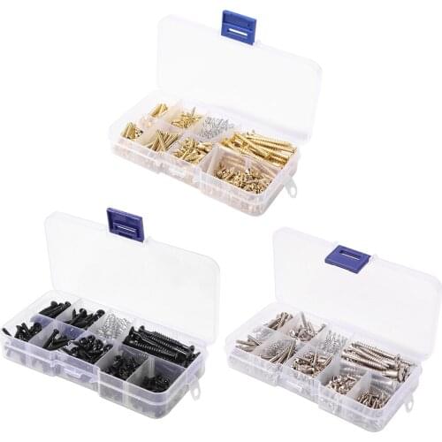 226pcs/set Electric Guitar Screws for Pickguard Back Plate Mount DIY Luthier Tools Stringed Instruments Accessories