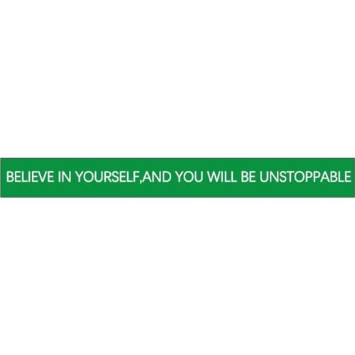 300pcs Motivational BELIEVE IN YOURSELF AND YOU WILL BE UNSTOPPABLE Silicone Bracelets Rubber Wristbands Free Shipping by DHL