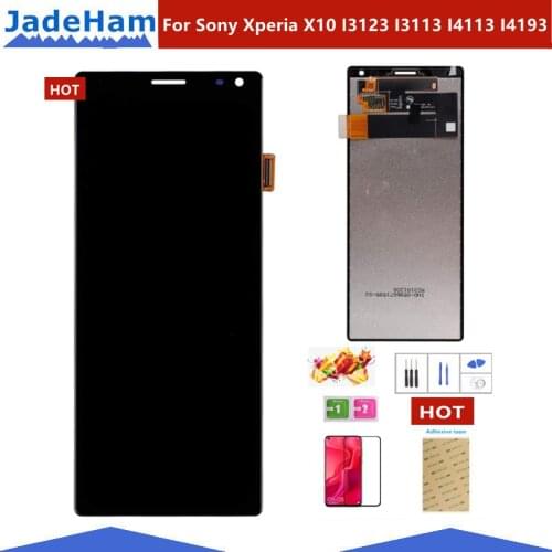 6.0" Original Display For Sony Xperia 10 LCD Touch Screen Digitizer Replacement LCD For Sony Xperia X10 I3123 I3113 I4113 I4193