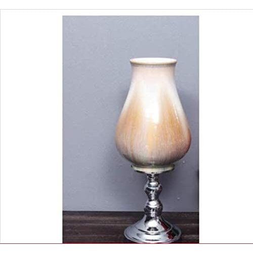 Vitale Amber Silver Vase 17x48Cm Ak.GP0012