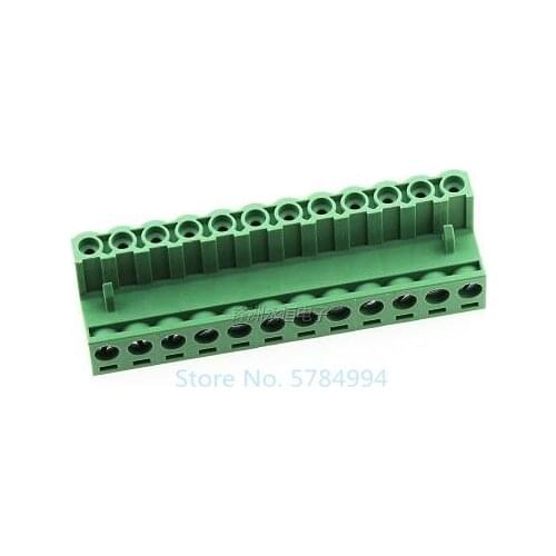 Free shipping 100PCS 2EDGK-5.08-12P KF2EDG female plug/Pitch 5.08mm connector plug-in pcb terminal 12PIN
