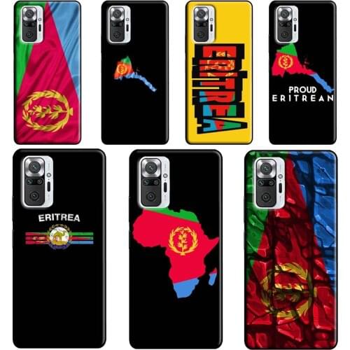 Eritrean Flag Case For Xiaomi Redmi Note 10 Pro Note 9 Pro 8 7 8T 9S Back Cover For Redmi 9T 9 9C 8A 9A