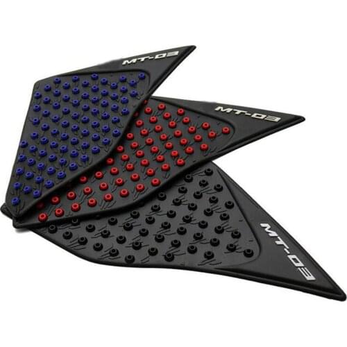 For MT03 MT-03 Motorcycle Tank Pad Protector Sticker Decal Gas Knee Grip Tank Traction Pad Side 3M