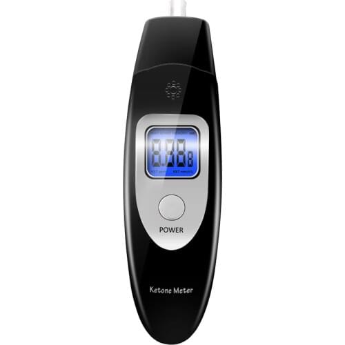 EEK-Brand Ketone Breath Meter Professional Digital Ketone Breath Analyzer Testing Ketosis with 10 Mouthpieces