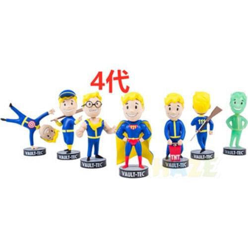 Fallout 4 Vault Boy Serie 4 Bobblehead PVC Figure Model Toys Bethesda 13CM