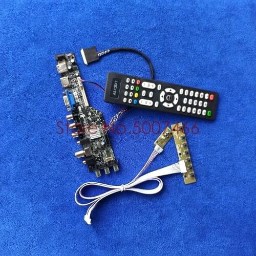 Fit LTN156AT05-301/302/307/401/101 40 pin LVDS upgrade 3663 TV digital 1366*768 AV VGA USB DVB screen LCD drive board Kit