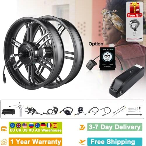BAFANG Electrical Integrate Motor Hub Motor 48V 750W Wheel Electric Bike Conversion Kit for 20inch Fat Bicycle Rear Drive Engine