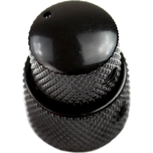 Concentric Dual Knob Metal Dome Potentiometer Cap For Electric Guitar Bass Tone Volume M68D