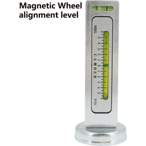 1pc Adjustable Magnetic Wheel alignment level magnetic level gauge ft camber adjustment tool magnet positioning tool