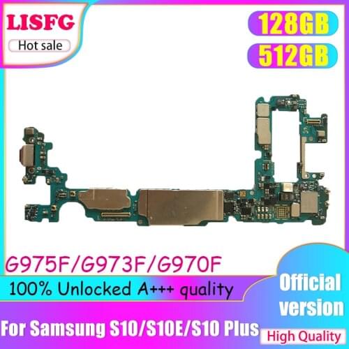 Unlock Logic Main Board Motherboard For Samsung Galaxy S10 Motherboard G975F G975FD G975U G973F G973FD G973U G970F G970U G970FD