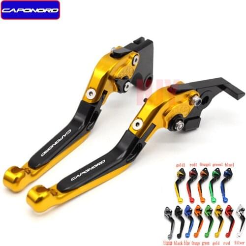 Motorcycle Folding Extendable CNC Adjustable Clutch Brake Levers For Aprilia Caponord 1200/ RSV 1000 Tuono/MILLE / SL 1000 Falco