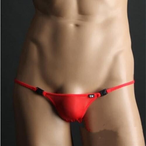 Mens Locking Thongs Mens G-strings & Thongs Gay Man Underwear Clothes Male Sexy T Underpants