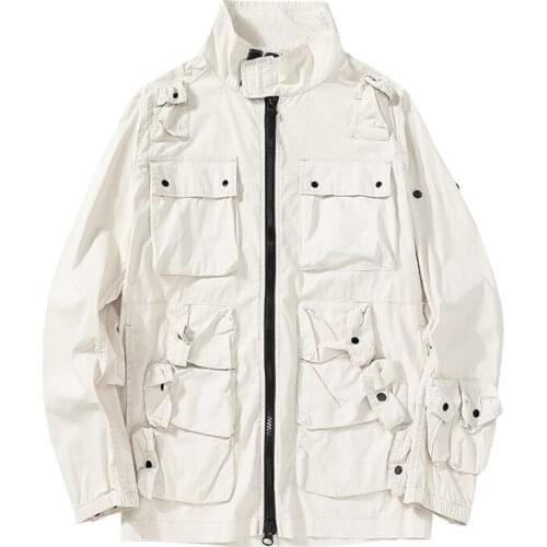 2021 spring and autumn new jacket casual fashion long windbreaker mens thin jacket designer jacket