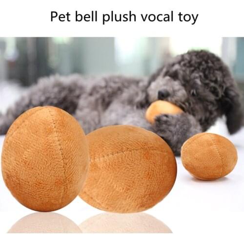 New Bells Pet Dogs Cat Toys Eggs Small Medium and Large Dog Pet Supplies Plush Bite-resistant Toys