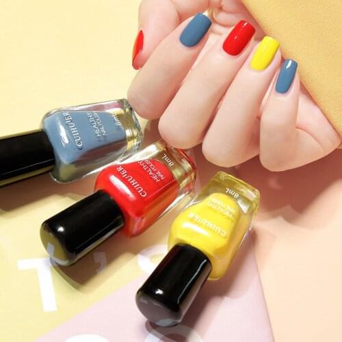 New 8ml Nail Polish No Baking Tearable Water-based Quick-drying Nail Polish Nude Transparent Nail Polish Peelable Nail Polish