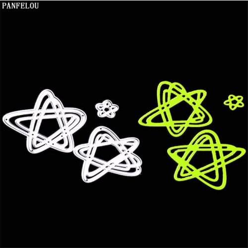 PANFELOU The star lights metal craft paper die cutting dies for Scrapbooking/DIY Easter wedding Embossing mould cards