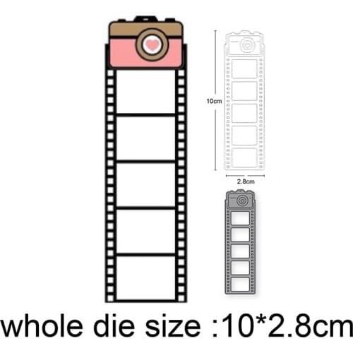 2021 New Metal Cutting Dies Cut Mold Camera film Decoration Scrapbooking dies Paper Craft Knife Mould Blade Punch Stencils dies