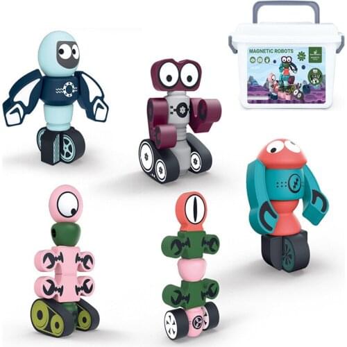 DIY magnetic building blocks toys educational toys for children 3d puzzle kids homeschool supplies educational learning toys