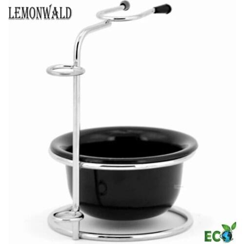 LEMONWALD 1 Set Safety Razor Men Shaving Brush Bowl With Holder Razor Beard Comb Cleaning Bowl Stand Kit