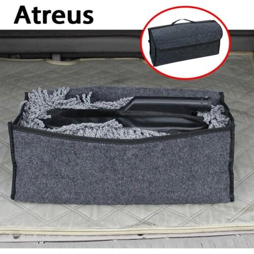 Atreus Car Seat Back Trunk Box Bag Storage Organizer Holder For Hyundai Solaris I30 IX35 I20 Accent Volvo XC90 XC60 S80 S60 V70