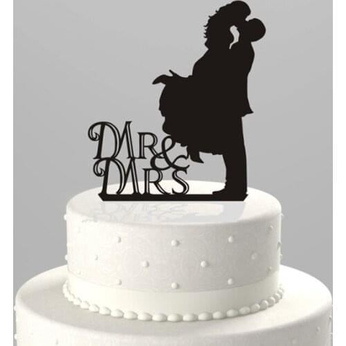 Wedding Party Cake Topper Acrylic The Mr&Mrs Wedding Cake Decorating OH008