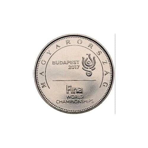 Hungary 2017 World Swimming Championships 50 HUF 100% Real Genuine Original Coin,comemorative Collection Coins