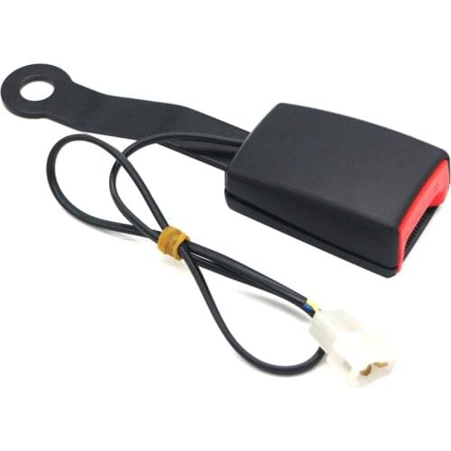 High Quality Car Seat Belt Lock Camlock Car Front Seat Belt Buckle Socket Plug Connector With Warning Cable Car Accessories