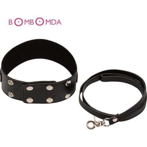 1PC PU Leather Collar Choker Fetish O Round Bondage BDSM Harness Necklace Couples Adult Games Sexy Toys